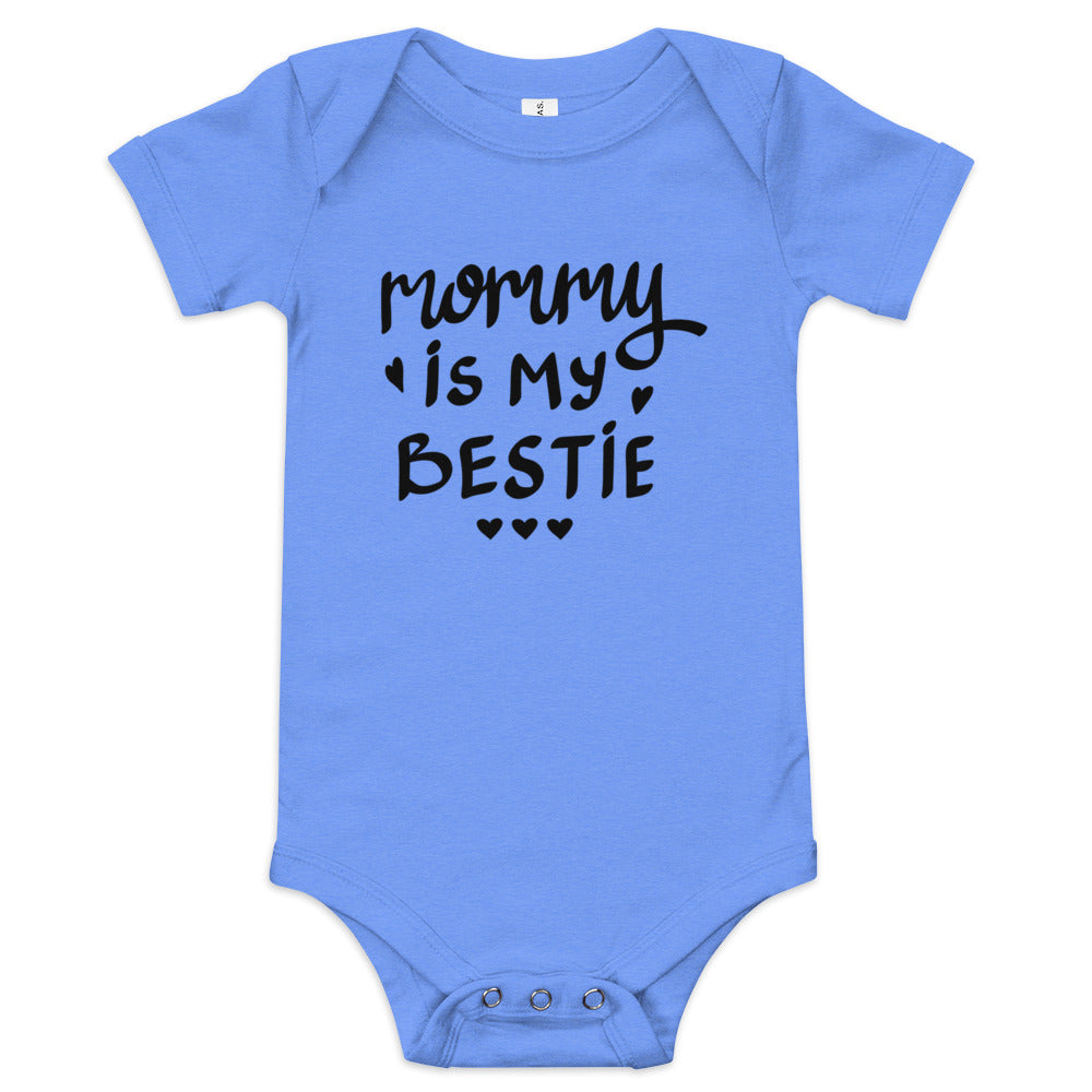 Mommy Is My Bestie Baby short sleeve one piece