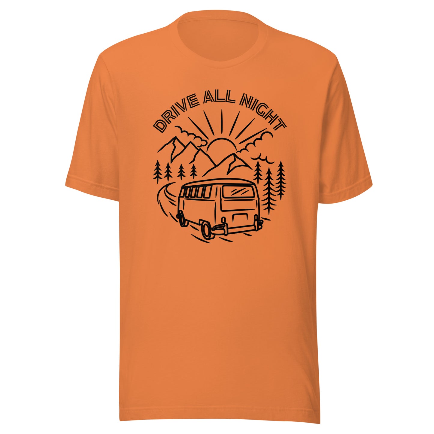 Drive All Night Unisex t-shirt
